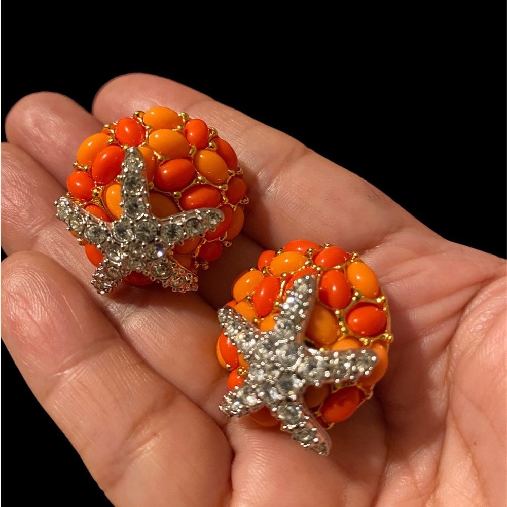 KJL clip ons vintage